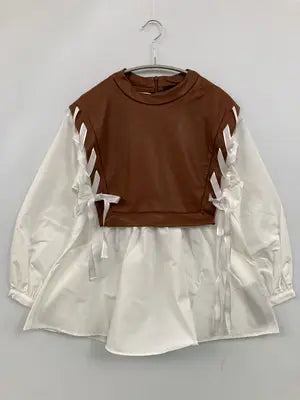 SRG/シャツ/ブラウス/トップス/ブラウン/F