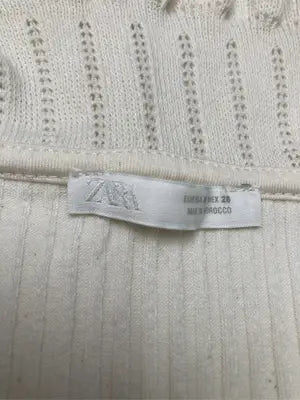 ZARA/ザラ/カーディガン/ボレロ/トップス/ホワイト/USA M