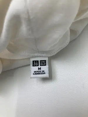 UNIQLO/ユニクロ/Tシャツ/カットソー/トップス/ホワイト/M