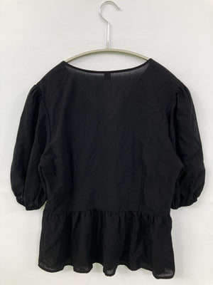 UNIQLO/ユニクロ/シャツ/ブラウス/トップス/ブラック/S