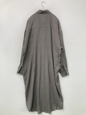 シャツワンピース/ワンピース/ドレス/グレー