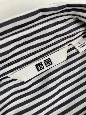 UNIQLO/ユニクロ/シャツワンピース/ワンピース/ドレス/ブラック/L