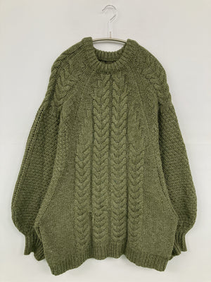 SELECT MOCA/セレクトモカ/ニット/セーター/トップス/グリーン/F