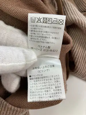 COLZA/コルザ/Tシャツ/カットソー/トップス/ブラウン/L