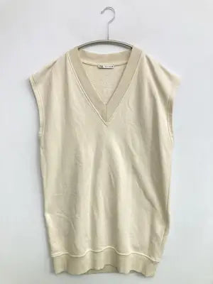 ZARA/ザラ/ベスト/トップス/アイボリー/USA S