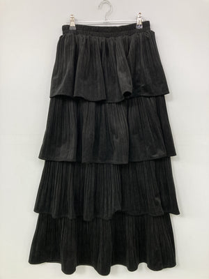 Meridian/メリディアン/ロングスカート/スカート/ブラック