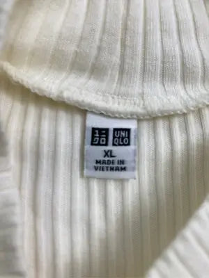 UNIQLO/ユニクロ/Tシャツ/カットソー/トップス/アイボリー/XL