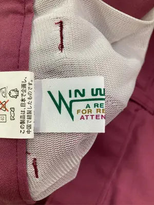 WIN WORK/スラックス/パンツ/レッド/W82  L78