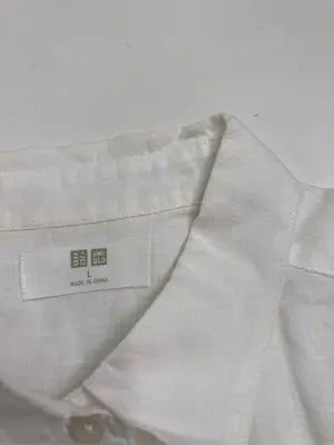 UNIQLO/ユニクロ/シャツ/ブラウス/トップス/ホワイト/L
