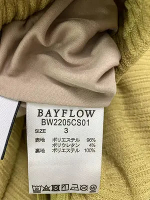 BAYFLOW/ベイフロー/その他パンツ/パンツ/イエロー/3