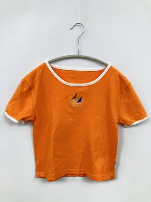 RVCA/ルーカ/Tシャツ/カットソー/トップス/オレンジ/M