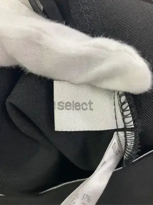 me+emselect/スラックス/パンツ/ブラック/L