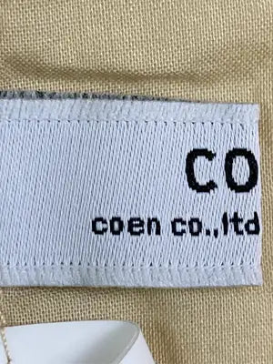 coen/コーエン/シャツ/ブラウス/トップス/ベージュ/M