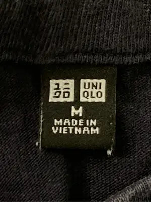 UNIQLO/ユニクロ/Tシャツ/カットソー/トップス/ネイビー/M