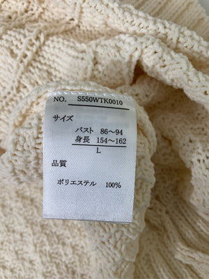 sincerite/カーディガン/ボレロ/トップス/アイボリー/L