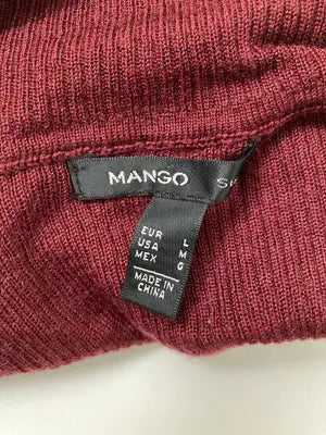 MANGO/マンゴ/ニット/セーター/トップス/レッド/USA M