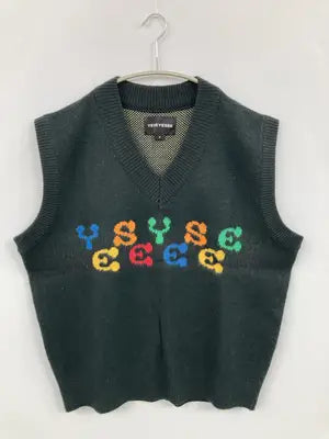 YESEYESEE/イェスイェスィー/ベスト/トップス/ブラック/M