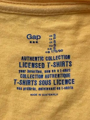 GAP/ギャップ/Tシャツ/カットソー/トップス/イエロー/S