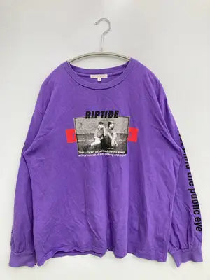 SPINNS/スピンズ/Tシャツ/カットソー/トップス/パープル/M