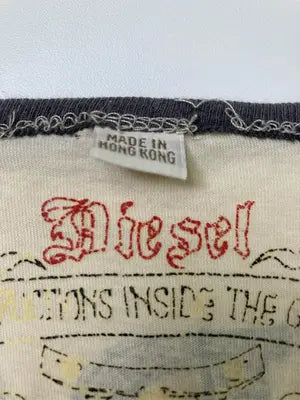 DIESEL/ディーゼル/Tシャツ/カットソー/トップス/グレー/S