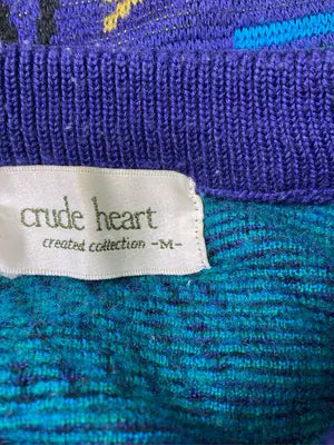 crude heart/ニット/セーター/トップス/ネイビー/M