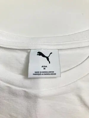 PUMA/プーマ/Tシャツ/カットソー/トップス/ホワイト/ASIA M