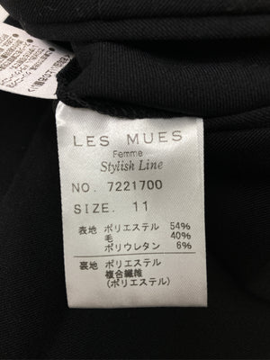 LES MUES/レミュー/スラックス/パンツ/ブラック/11