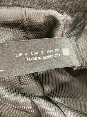ZARA/ザラ/ピーコート/ジャケット/アウター/ブラック/USA S