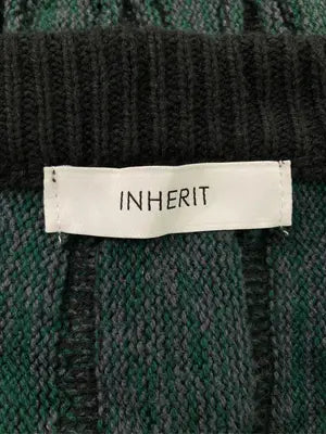 INHERIT/インヘリット/カーディガン/ボレロ/トップス/グリーン/M