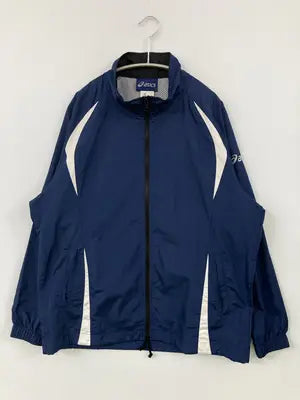 asics/アシックス/ナイロンジャケット/ジャケット/アウター/ネイビー/S