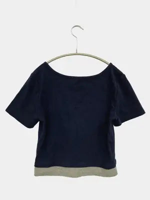 Tシャツ/カットソー/トップス/ネイビー/L