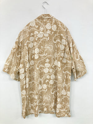 6A/シャツ/ブラウス/トップス/ベージュ/XL