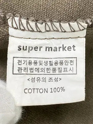 SUPER MARKET/ジャンパースカート/ワンピース/ドレス/カーキ