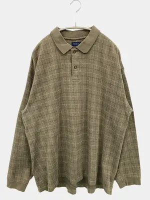 IZOD/アイゾッド/ポロシャツ/トップス/ブラウン/F
