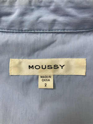 MOUSSY/マウジー/シャツワンピース/ワンピース/ドレス/ブルー/2