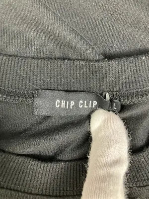 Chip Clip/チップクリップ/Tシャツ/カットソー/トップス/ブラック/L