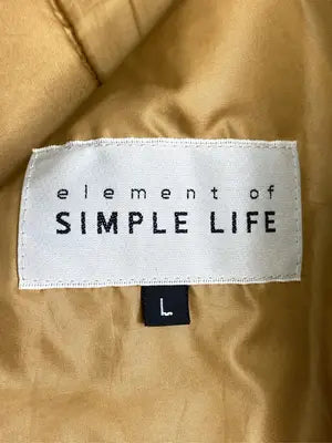 ELEMENT OF SIMPLE LIFE/ダウンジャケット/コート/ジャケット/アウター/ブラウン/L