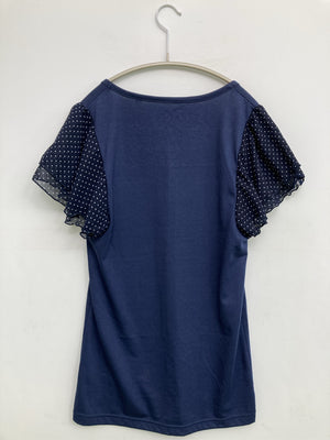 Sorridere/ソリデーレ/Tシャツ/カットソー/トップス/ネイビー/L