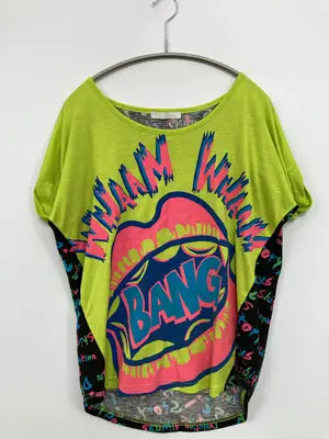 ACDC RAG/エーシーディーシーラグ/Tシャツ/カットソー/トップス/ライトグリーン/M バスト79～87　身長154～162