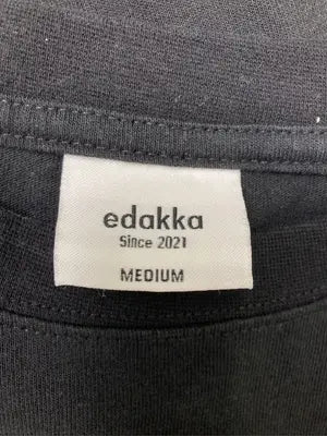 edakka/Tシャツ/カットソー/トップス/ブラック/MEDIUM