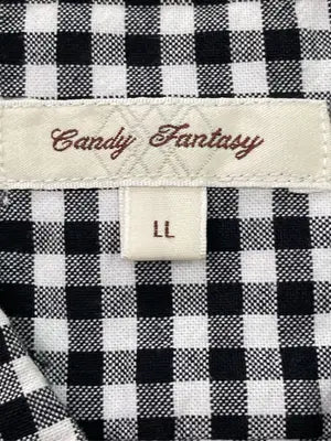 Candy Fantasy/キャンディファンタジー/シャツ/ブラウス/トップス/ブラック/LL