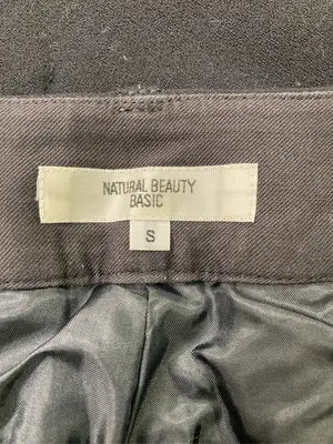 NATURAL BEAUTY BASIC/ナチュラルビューティーベーシック/スラックス/パンツ/ブラック/S