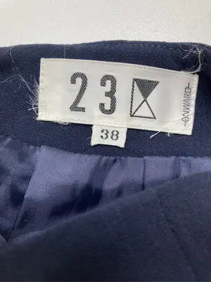 23区/ニジュウサンク/ショート/ミニスカート/スカート/ネイビー/Ｗ61〜65 H88〜92
