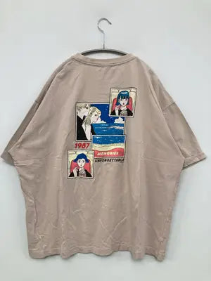 BACK NUMBER/バックナンバー/Tシャツ/カットソー/トップス/ベージュ/XL