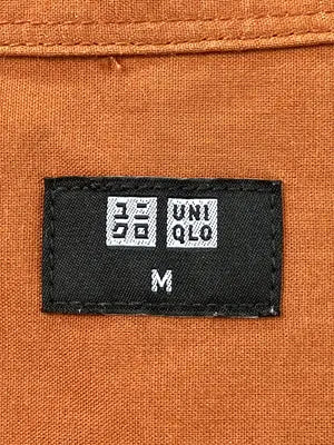 UNIQLO/ユニクロ/シャツ/ブラウス/トップス/オレンジ/M