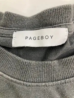 PAGEBOY/ページボーイ/Tシャツ/カットソー/トップス/ブラック/F
