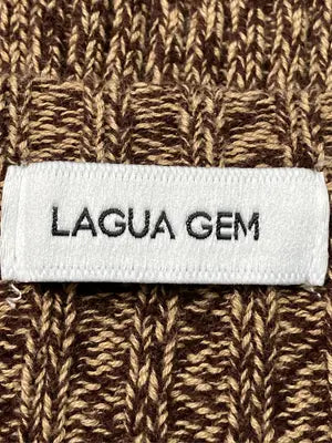 LAGUA GEM/ラグアジェム/ニット/セーター/トップス/ブラウン/F