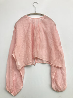 カーディガン/ボレロ/トップス/ピンク/M