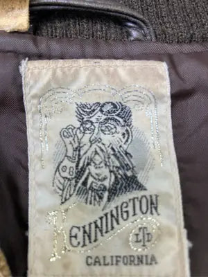 ENNINGTON/レザージャケット/ジャケット/アウター/ブラウン