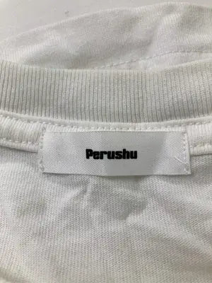 Perushu/ペルーシュ/Tシャツ/カットソー/トップス/ホワイト/S